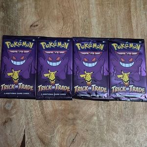 Pokémon Trick OR Treat Booster Bundle of 4